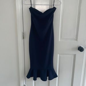 Gorgeous Misguided Strapless Dress - Never Worn!